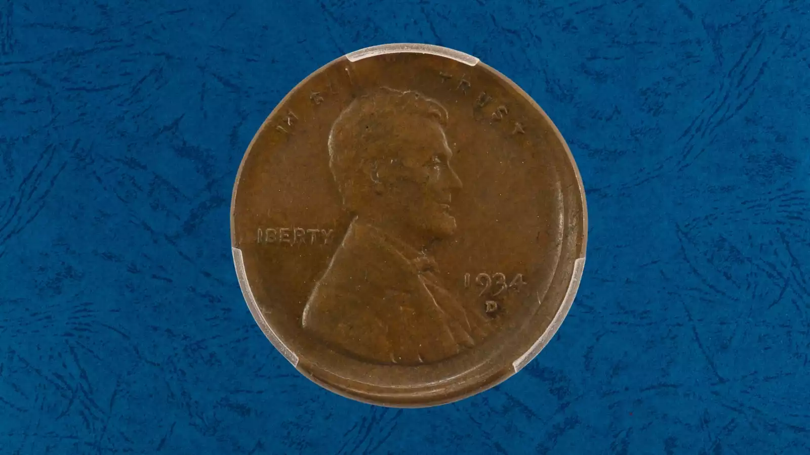 1934 Wheat Penny broadstrike error showing expanded diameter without a raised rim